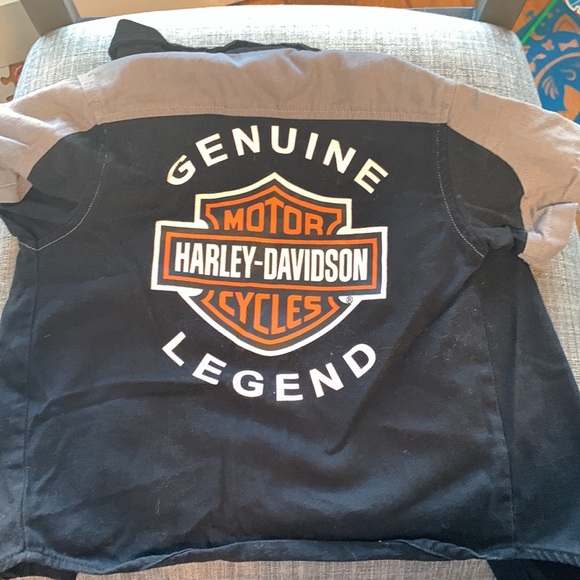 Toddler 2T Harley Davidson Motorclothes button up shirt - Picture 3 of 4